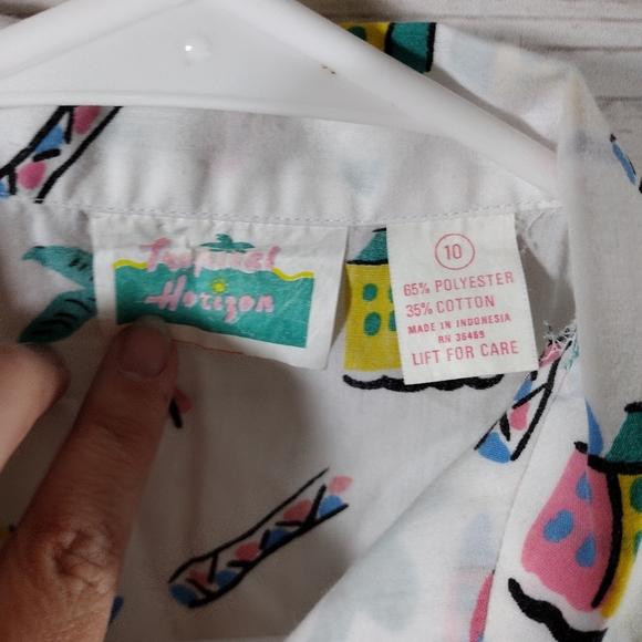 80s Overall Suspender Shorts outfit tropical - Picture 7 of 16